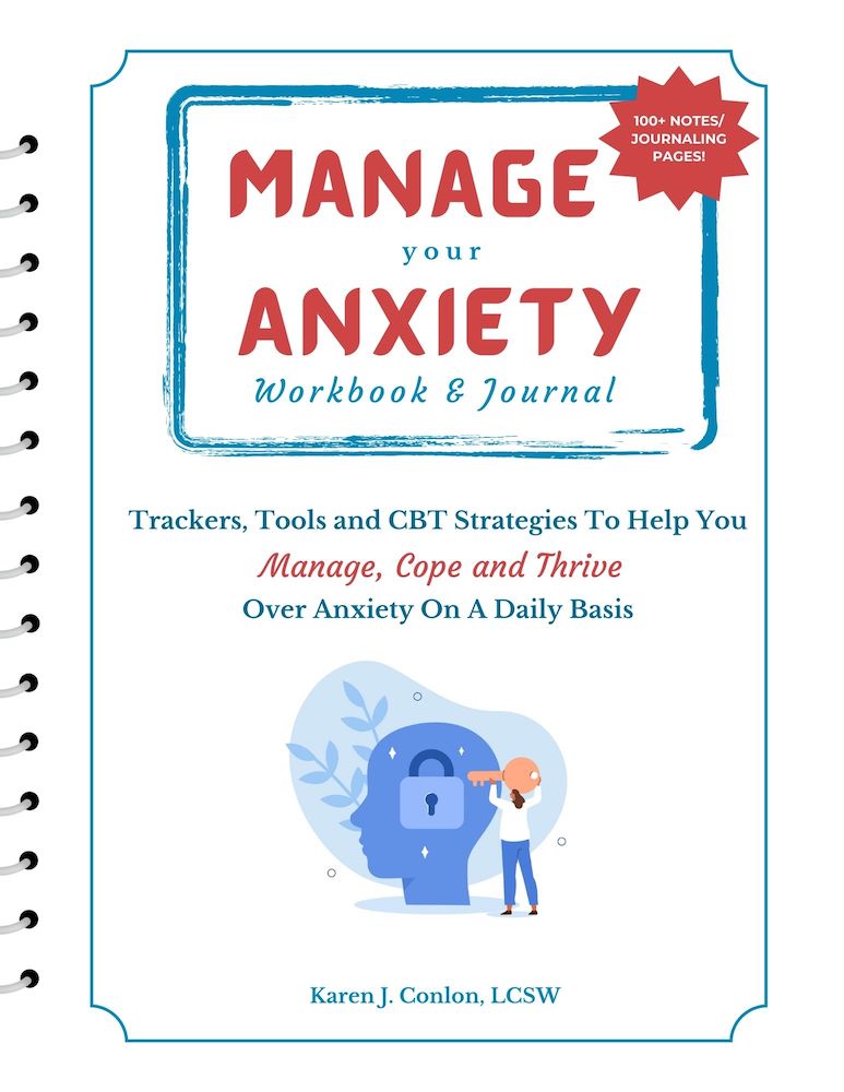 Manage Your Anxiety Workbook & Journal cover